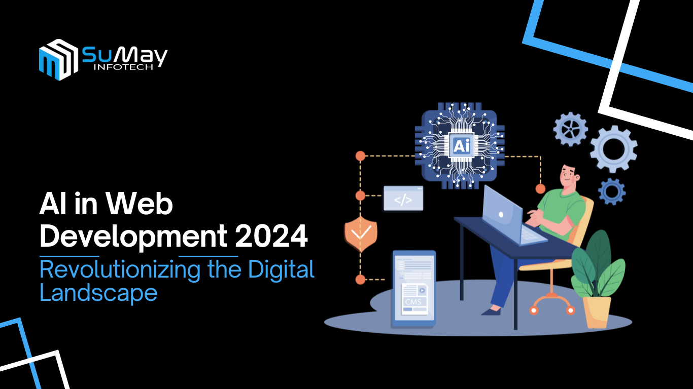 AI revolutionizing web development in 2024, showcasing new opportunities and challenges for developers.